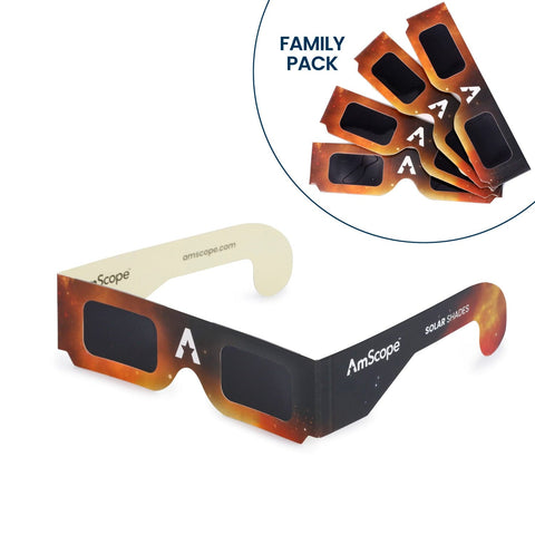 AmScope Solar Eclipse Viewing Glasses (4-Pack)