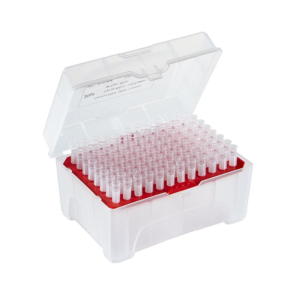 PosiStop Pipette tip, 20ul, Low-retention, Sterile, graduated, 96