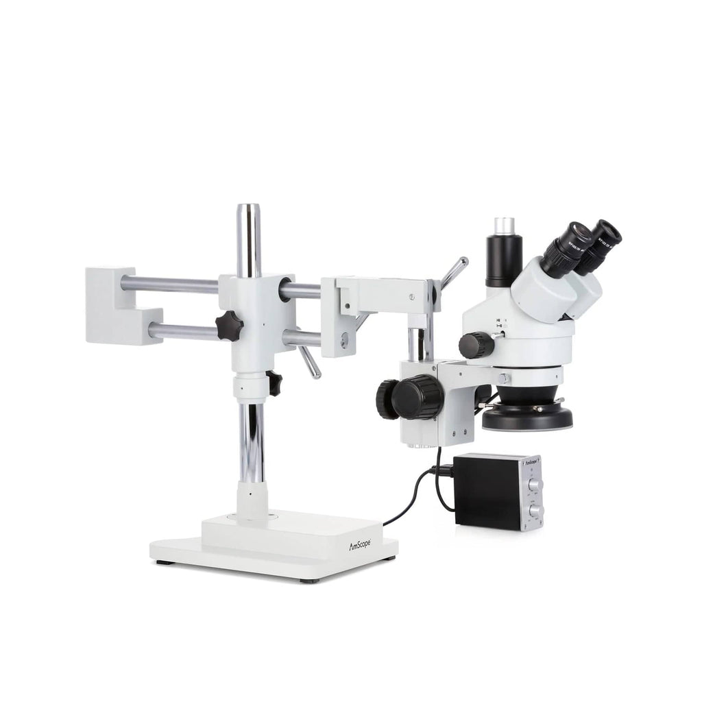 AmScope SM-4 Series Circuit Zoom Trinocular Stereo Microscope 3.5X-90X