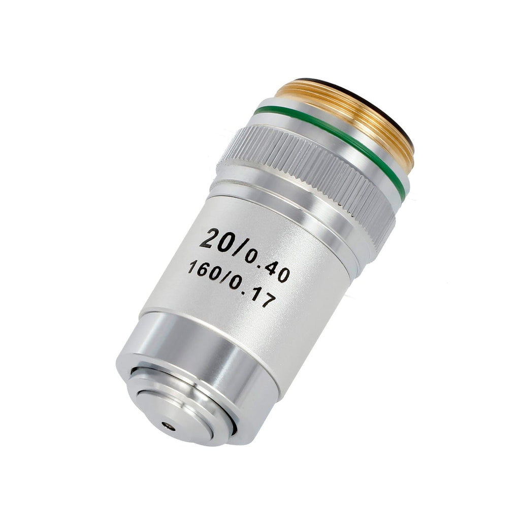 AmScope 20X Achromatic Microscope Objective (20mm Mounting Thread)