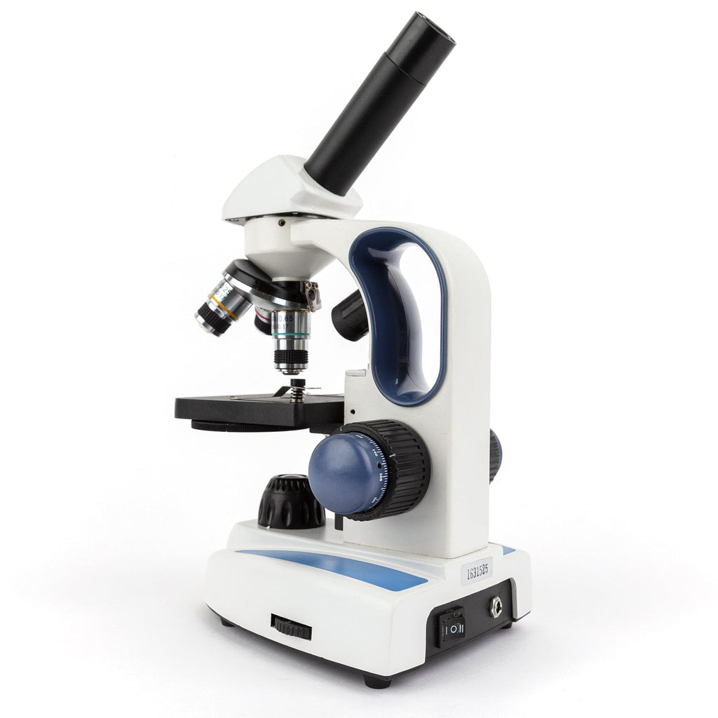 Amscope M158C-2L Monocular Compound Microscope for Kids – 40X
