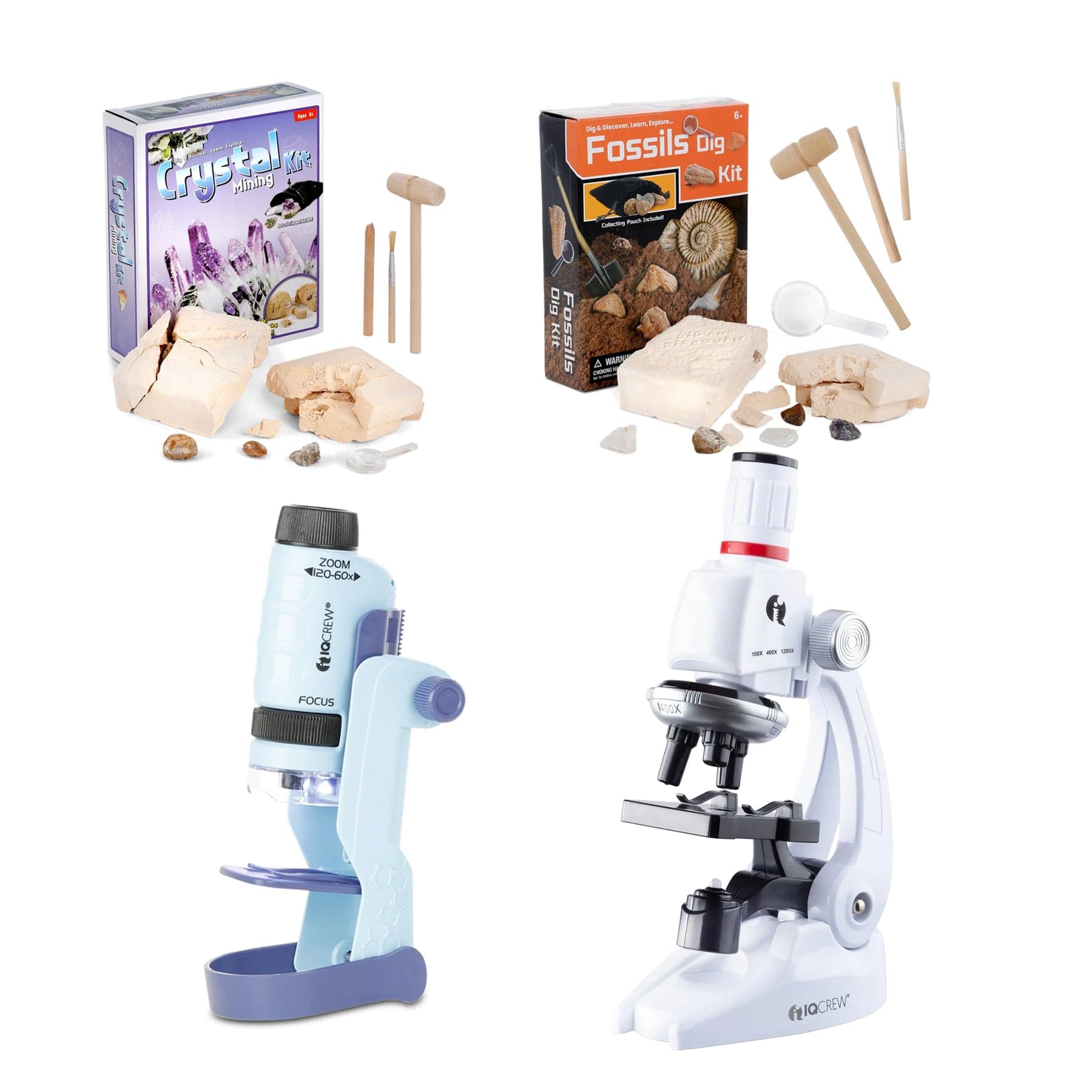 Holiday Special STEM Science Explorer Bundle for Kids – Microscope
