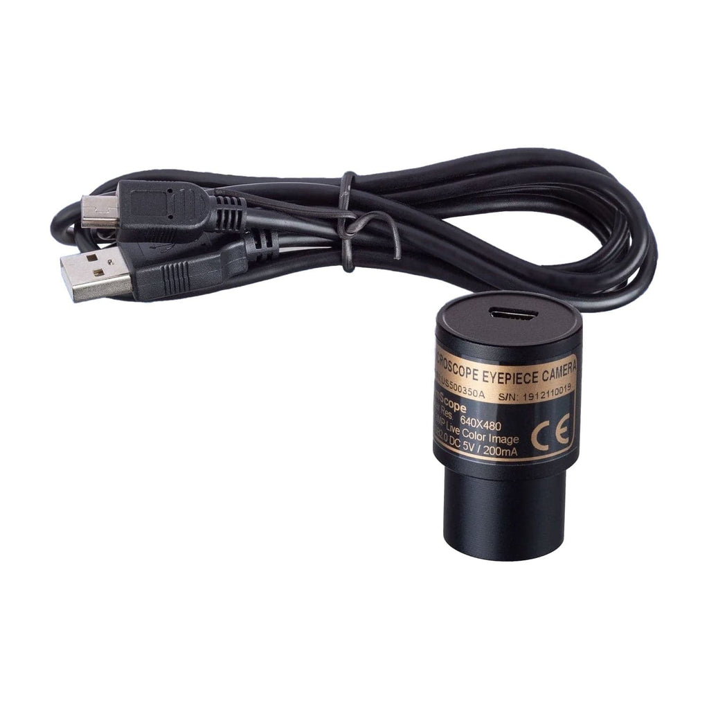 thumbnail image 2 of AmScope M158C-2L-PB10-WM Portable Student Compound Microscope – 40X-1000X, Dual LED, Slide Kit 2 of 5