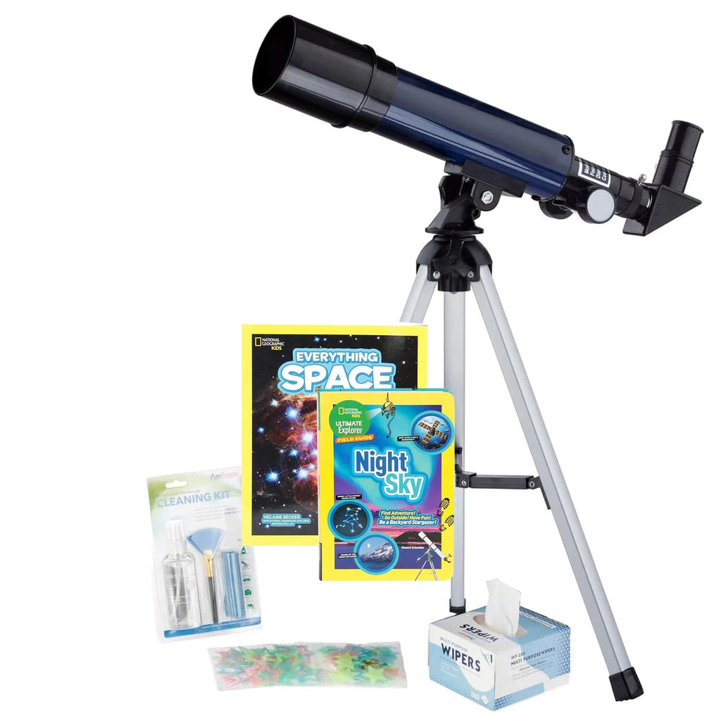 テレスコープ　TELESCOPE PANRAMIC U.S 放出品 AmScope Kid's Telescope Beginner Astronomer Series featuring