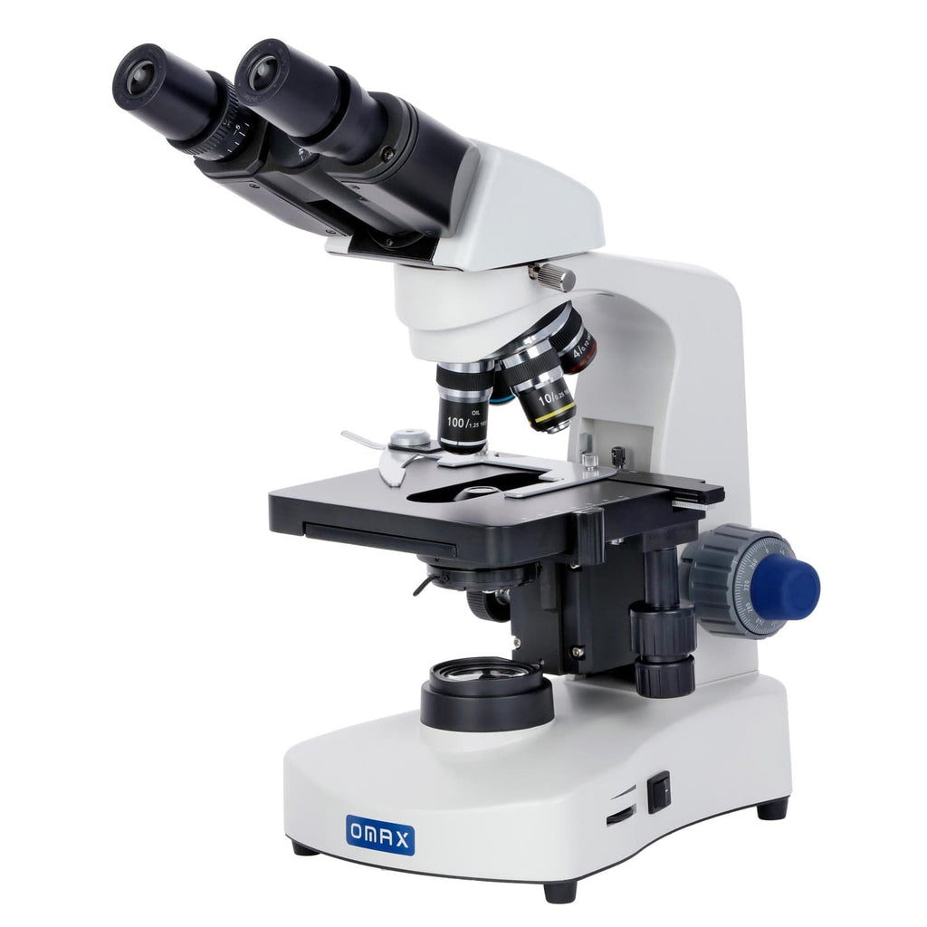 OMAX M8211 LED Binocular Compound Microscope 40X-2000X