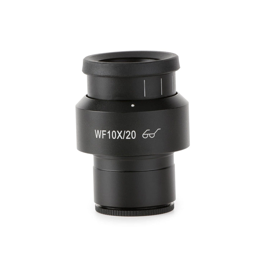 AmScope Focusable Extreme Widefield 10X Microscope Eyepiece w/ Reticle