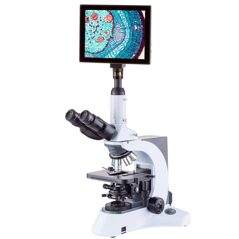 AmScope Digital Microscopes with Integrated Monitor and Camera
