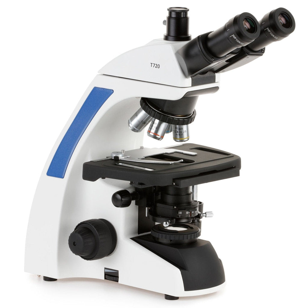 AmScope T720 Series Trinocular Koehler LED Compound Microscope with 9.7