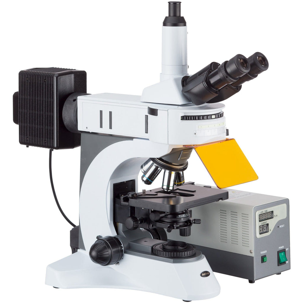 AmScope FM820T-HD18-HDM Trinocular Biological Microscope with 1000X Ma