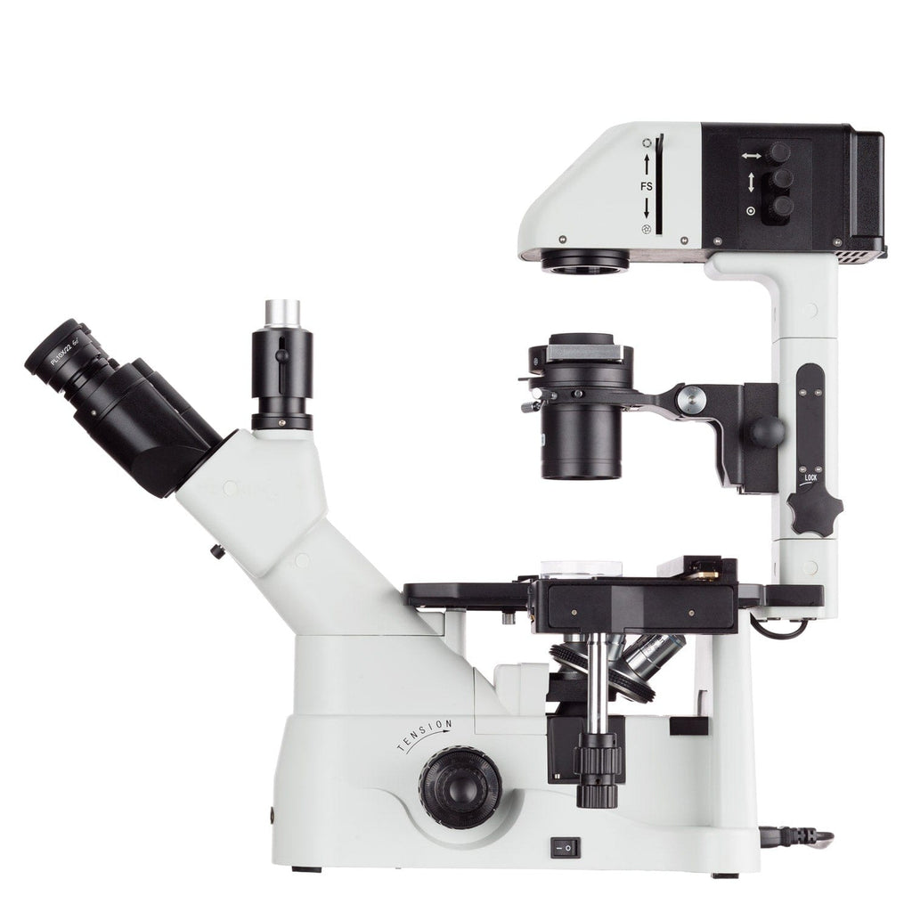 40X-1500X Trinocular Inverted Infinity-corrected Phase-contrast Microscope  with Koehler Illumination + 18MP USB 3.0 Camera