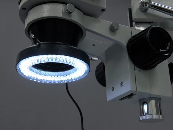 Luce Anulare LED 144 LED Per Microscopi - Illuminazione Regolabile, Alimentazione EU - Foto 2