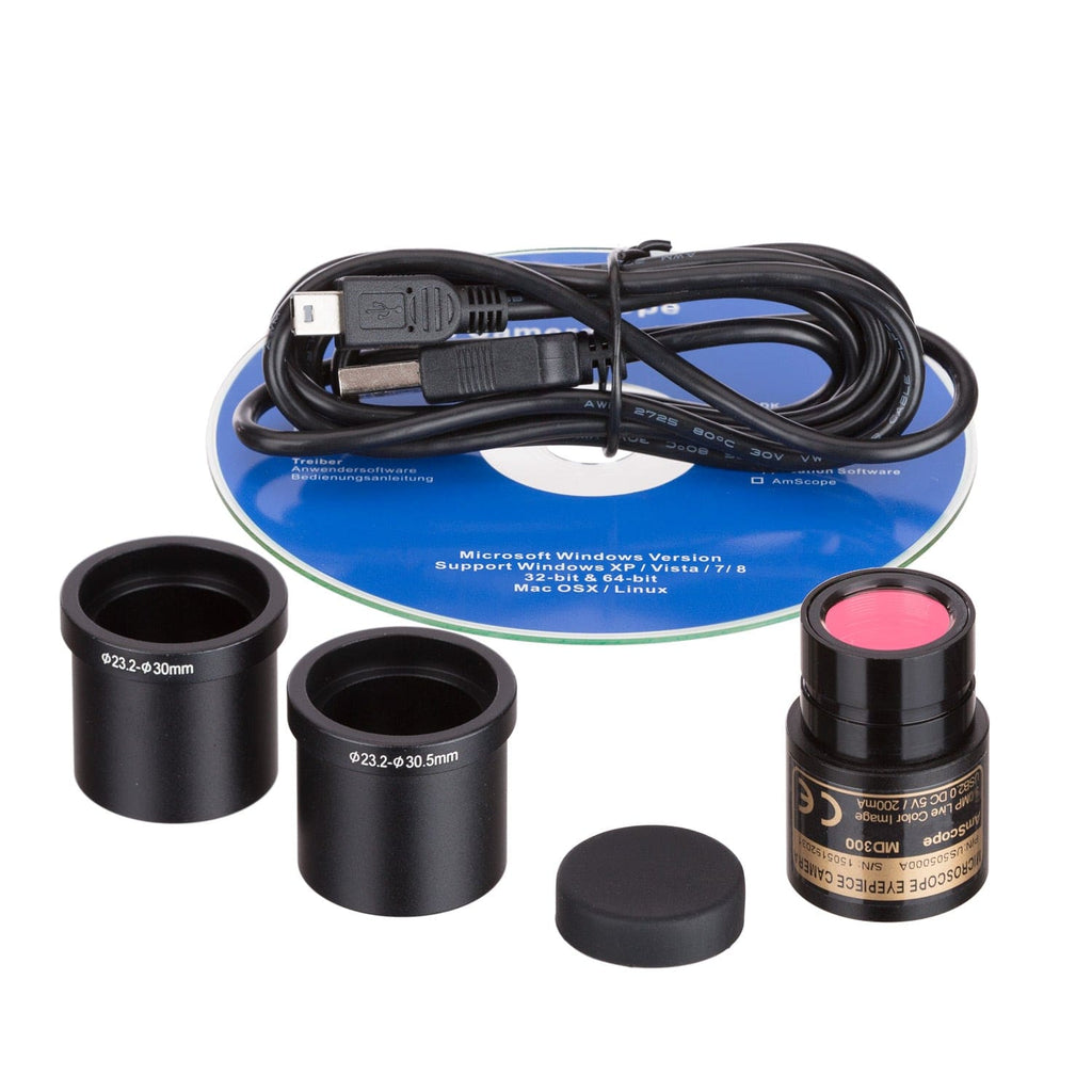 AmScope MD Series 3.0MP USB 2.0 Color CMOS Digital Eyepiece Microscope