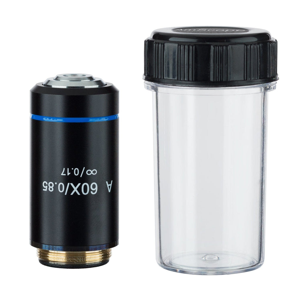 AmScope A60X-INF-B Infinity Achromatic Biological Objective Lense with
