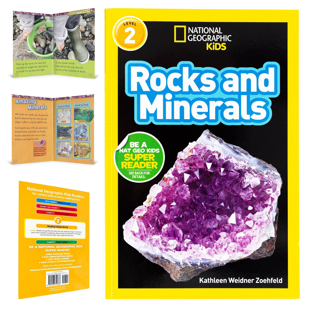 AmScope Kid's Rocks and Minerals by National Geographic