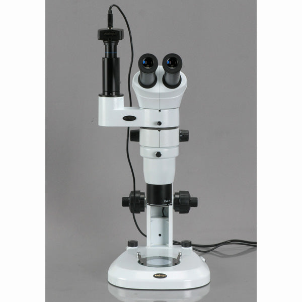 AmScope PM240 Series Zoom Trinocular Stereo Microscope 8X