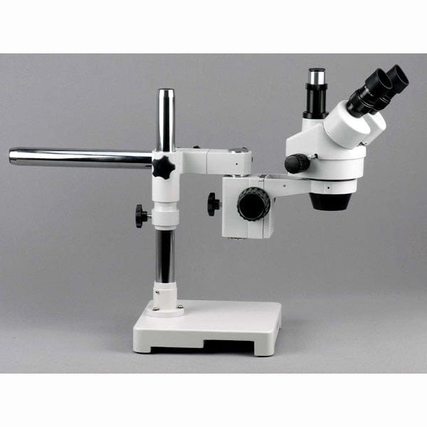 3.5X-90X Boom Stand Trinocular Zoom Stereo Microscope + 54 LED