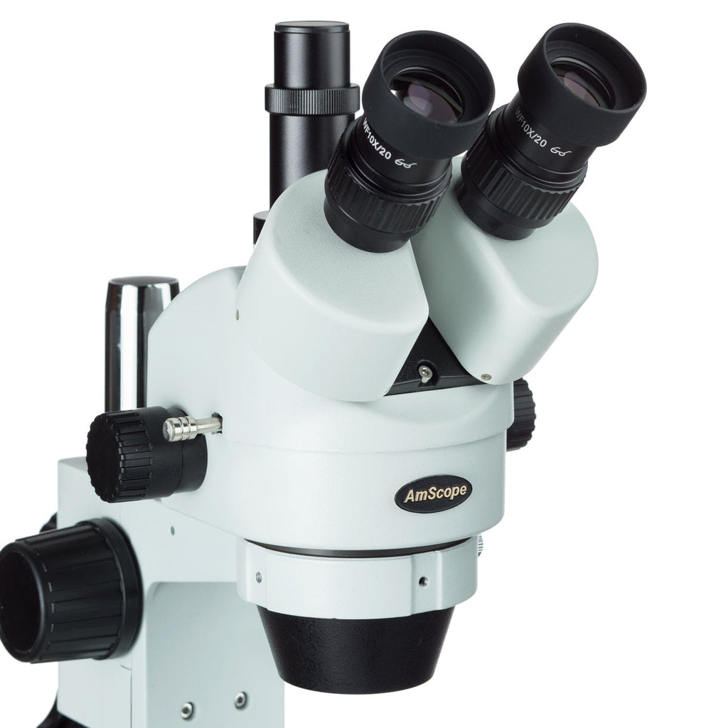 7X-45X Zoom Inspection Industrial Trinocular Stereo Microscope