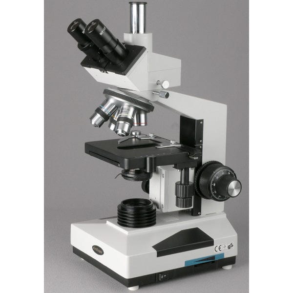 40X-2000X 12-Power Trinocular Compound Microscope – AmScope