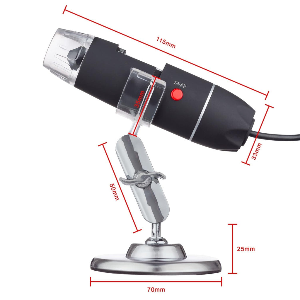 AmScope UWT Series 0.3MP Handheld Multi-USB Digital Microscope 50X-500