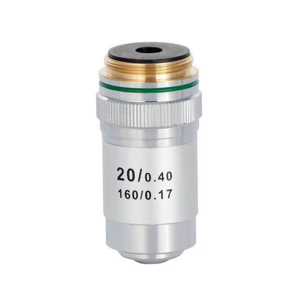 AmScope 20X Achromatic Microscope Objective (20mm Mounting Thread)