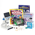 AmScope Kid's Natural Gemstone Discoverer Series Set featuring 1080P HD Portable LCD Digital Color Microscope, Ultimate Natural Gemstone Activity Set and more