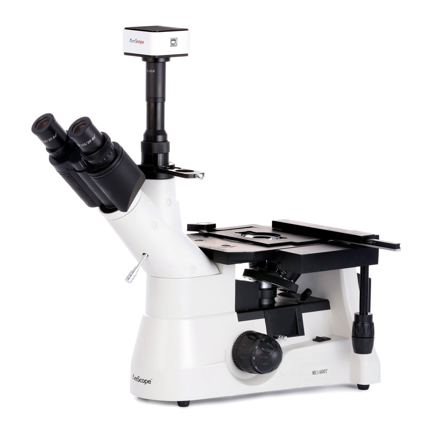 Microscope Scope Nikon Microscope Objective Lens AmScope 4X Plan Achromatic Microscope ...
