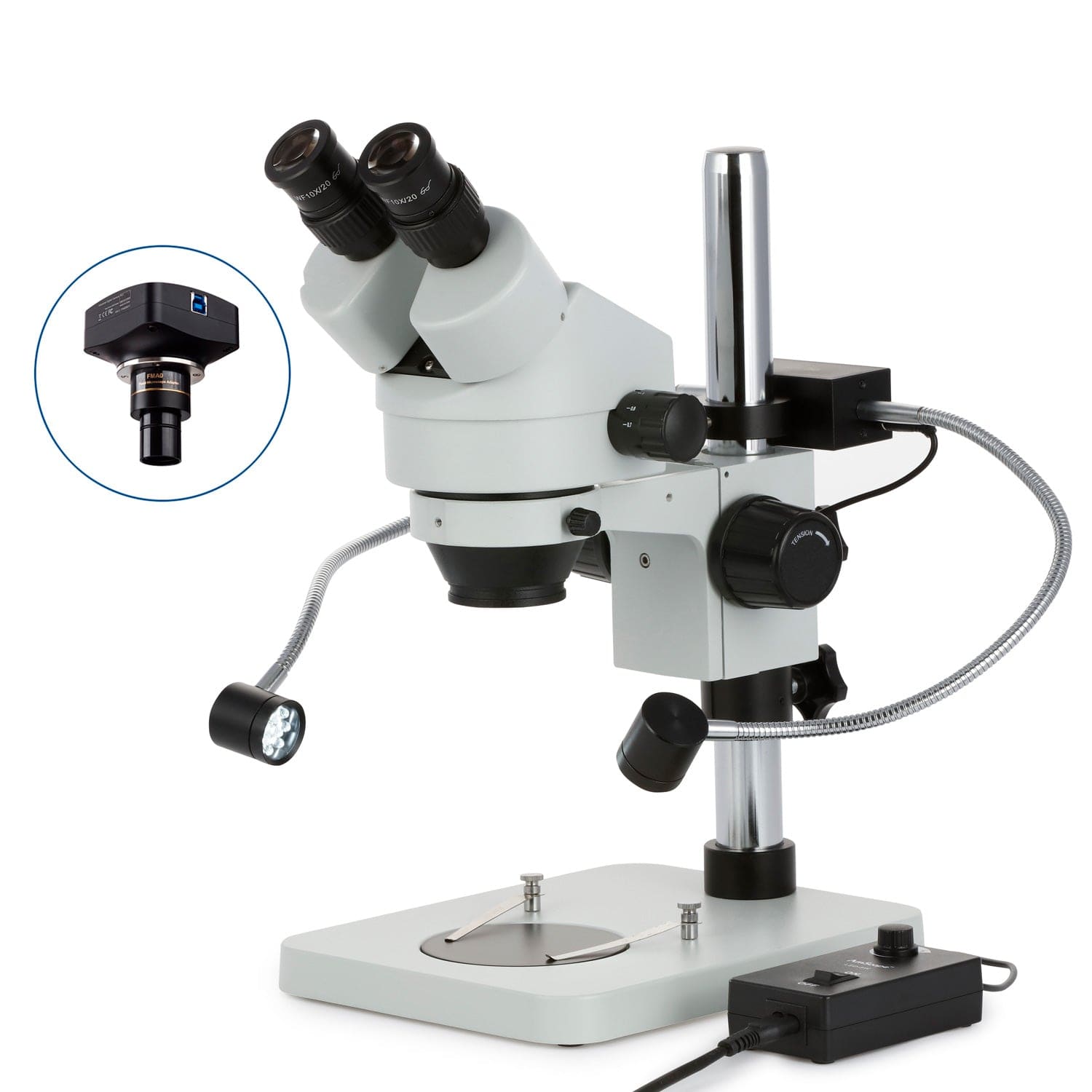 Track Stand Stereo Microscope Vision Scientific VS-2E Zoom Stereo ...