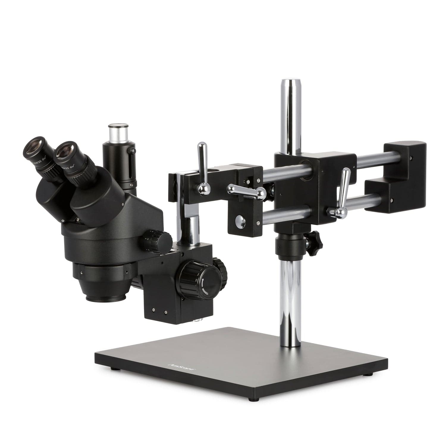 AmScope SM-4T Series Trinocular Zoom Stereo Microscope 3.5X-180X Magni