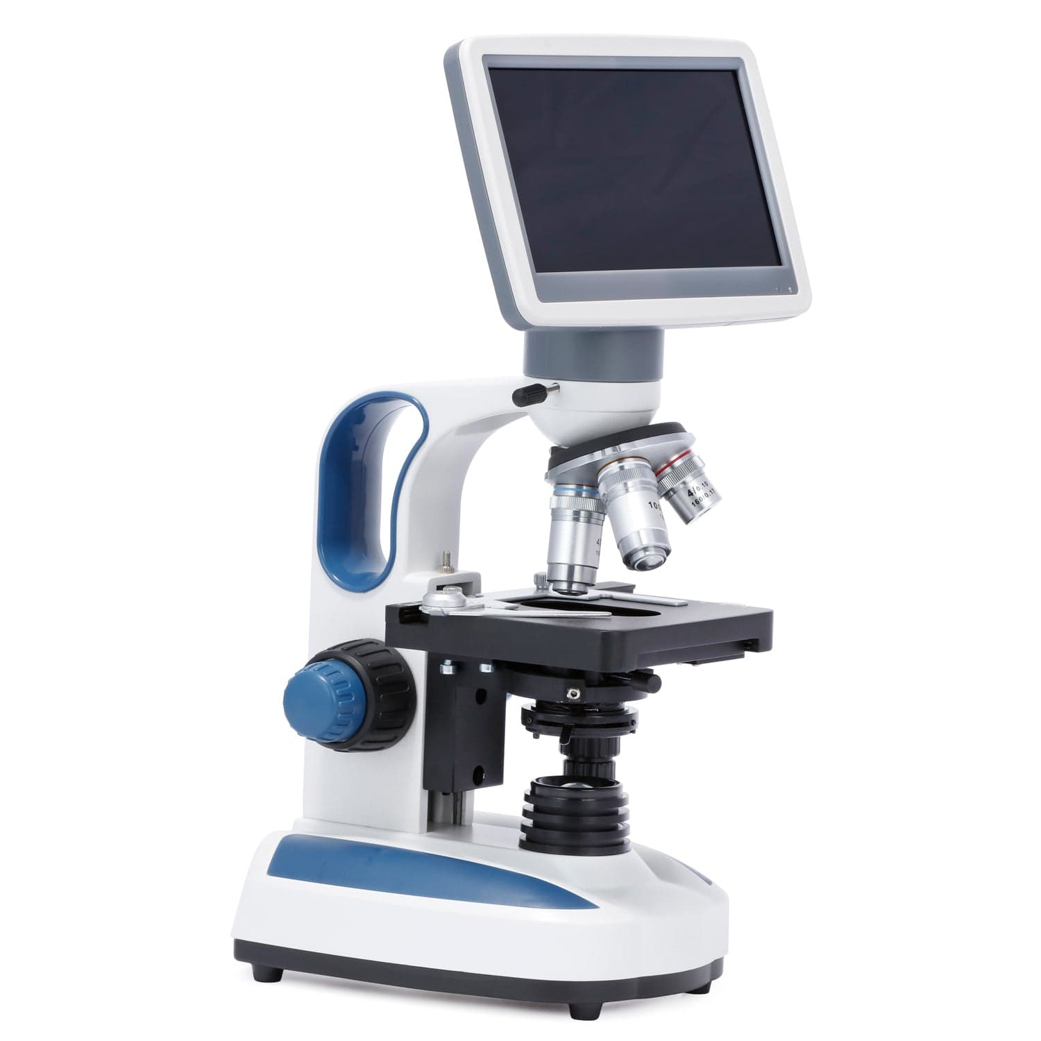 AmScope B270-DMH18070 Binocular Biological Microscope with 1000X Magnification and 1W LED Light Source