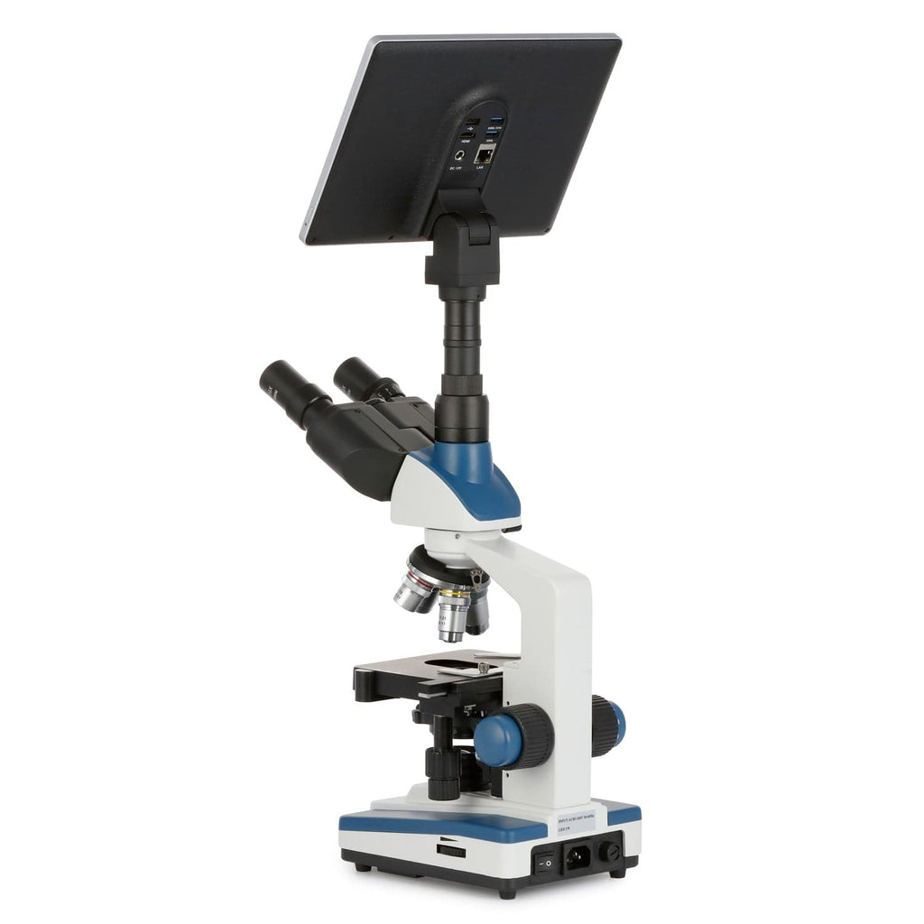 AmScope T120 Series Biological Trinocular Compound Microscope + LED Il