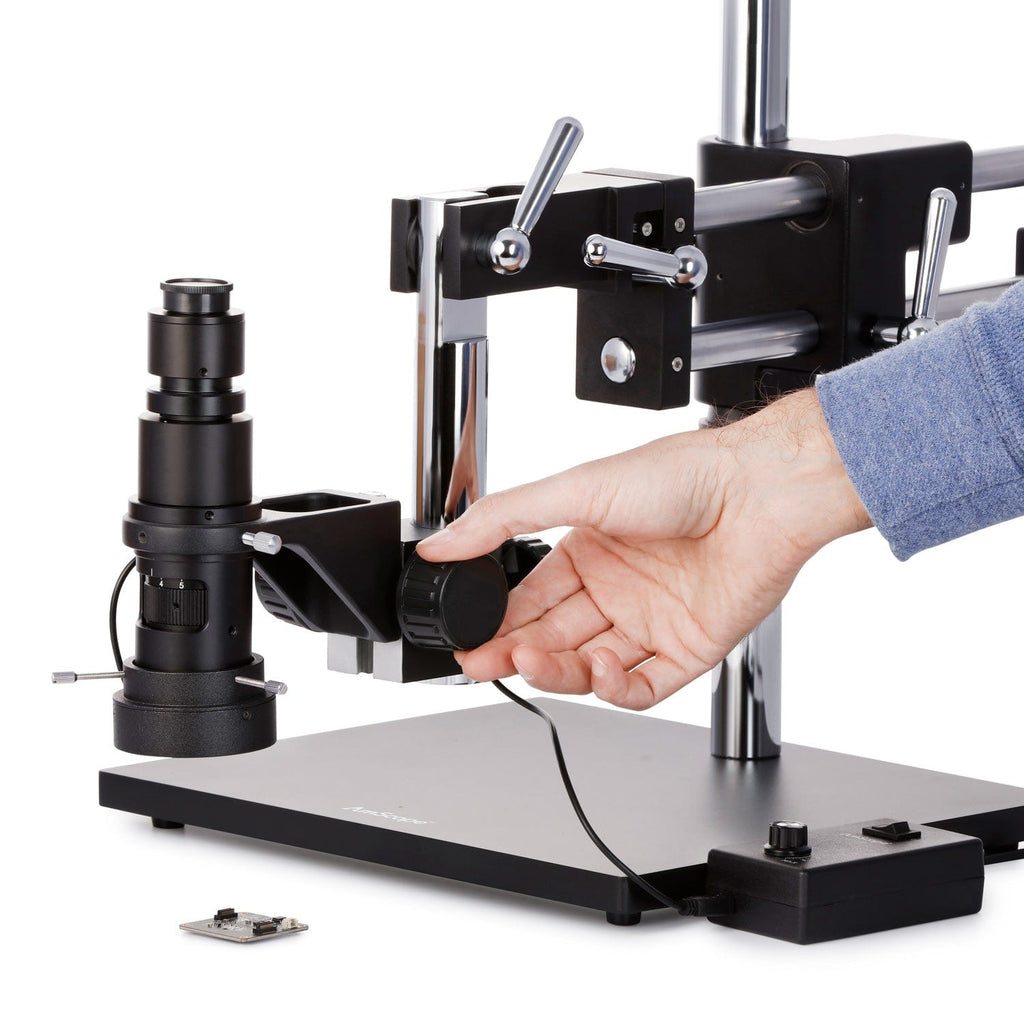 AmScope H800 Series Zoom Inspection Monocular Stereo Microscope 0.7X-5