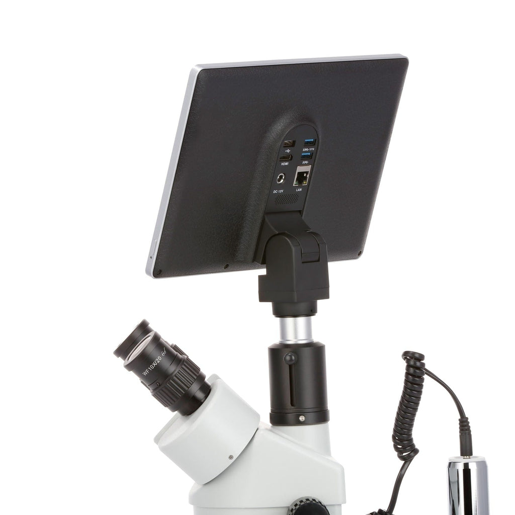 AmScope SM-2 Series Trinocular Zoom Stereo Microscope 7X-45X Magnifica