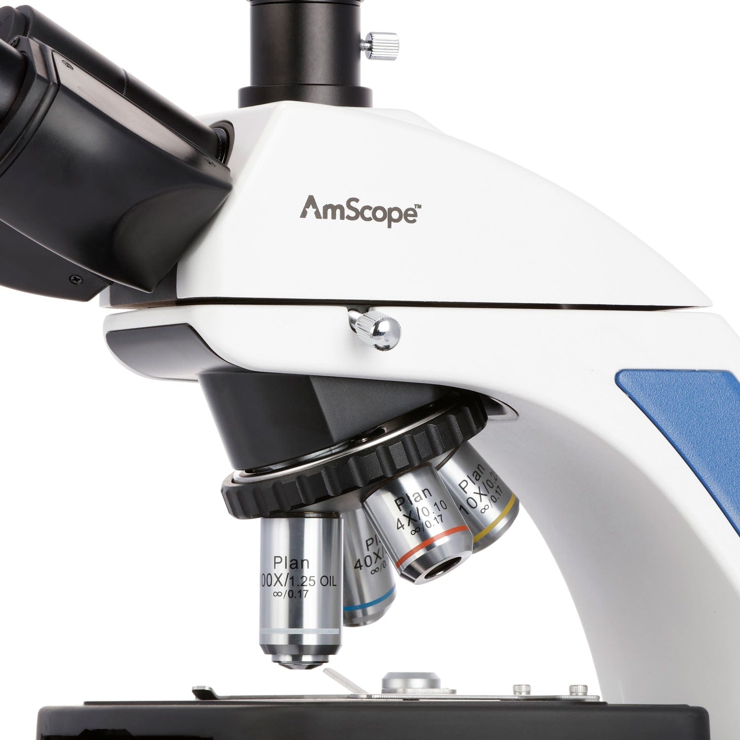 AmScope T720 Series Trinocular Compound Microscope + Koehler LED Illumination + 10.5" Touchscreen 8MP Imaging System