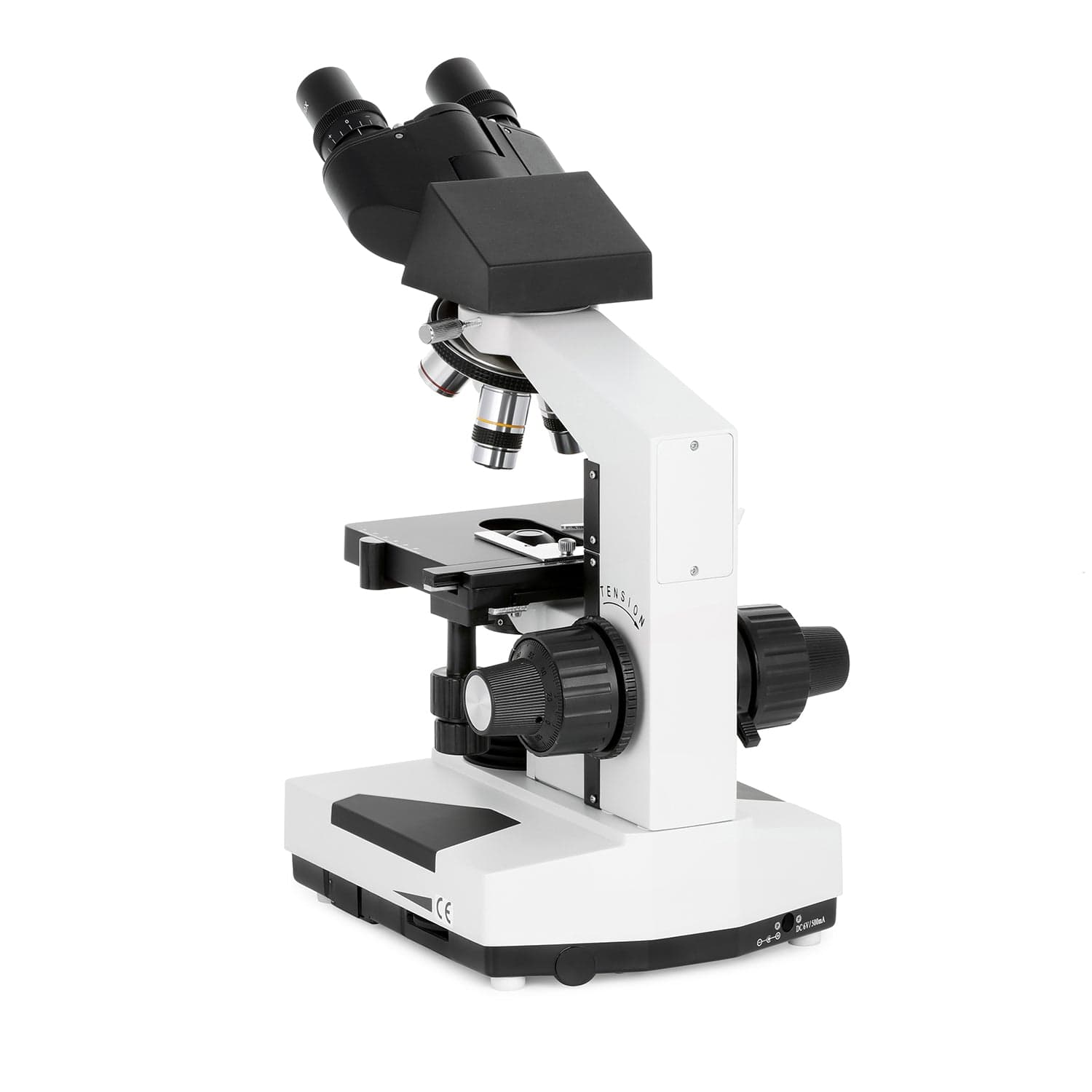 AmScope B490 Series Professional LED Biological Binocular Compound Microscope w/3D Mechanical Stage and Optional Digital Camera