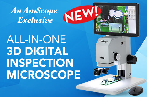 AmScope PZ200 Series Polarizing Trinocular Compound Microscope 40X-800