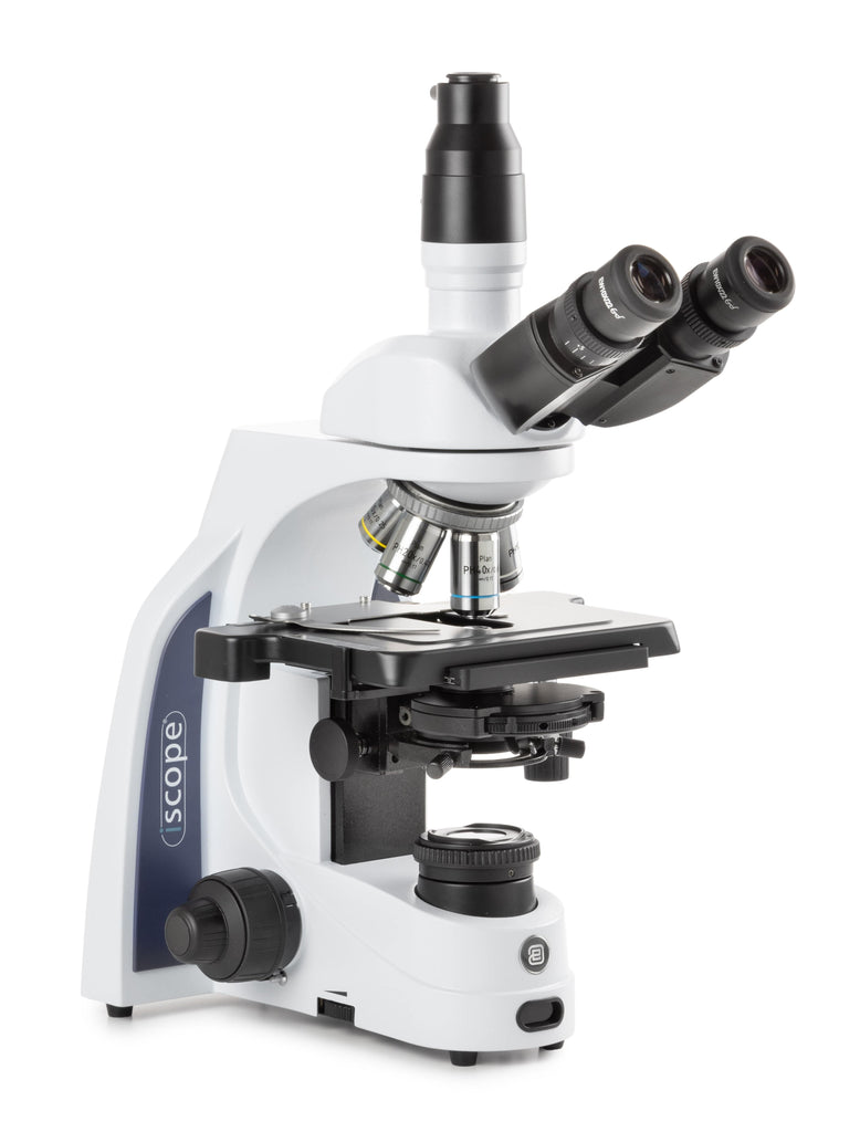 Euromex iScope Series Trinocular Compound Microscope w/ EWF 10x/22 mm ...