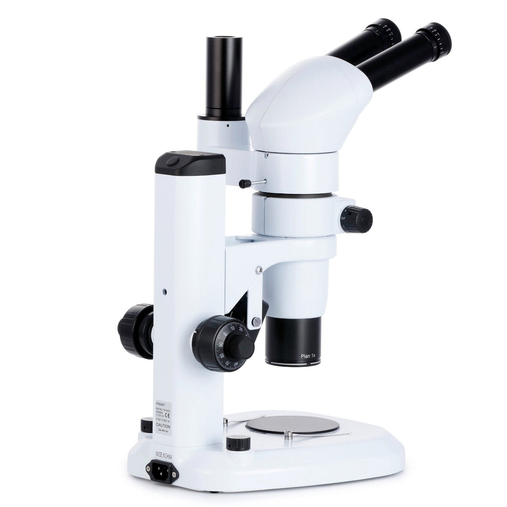 AmScope PM240 Series Zoom Trinocular Stereo Microscope 8X-80X Magnific
