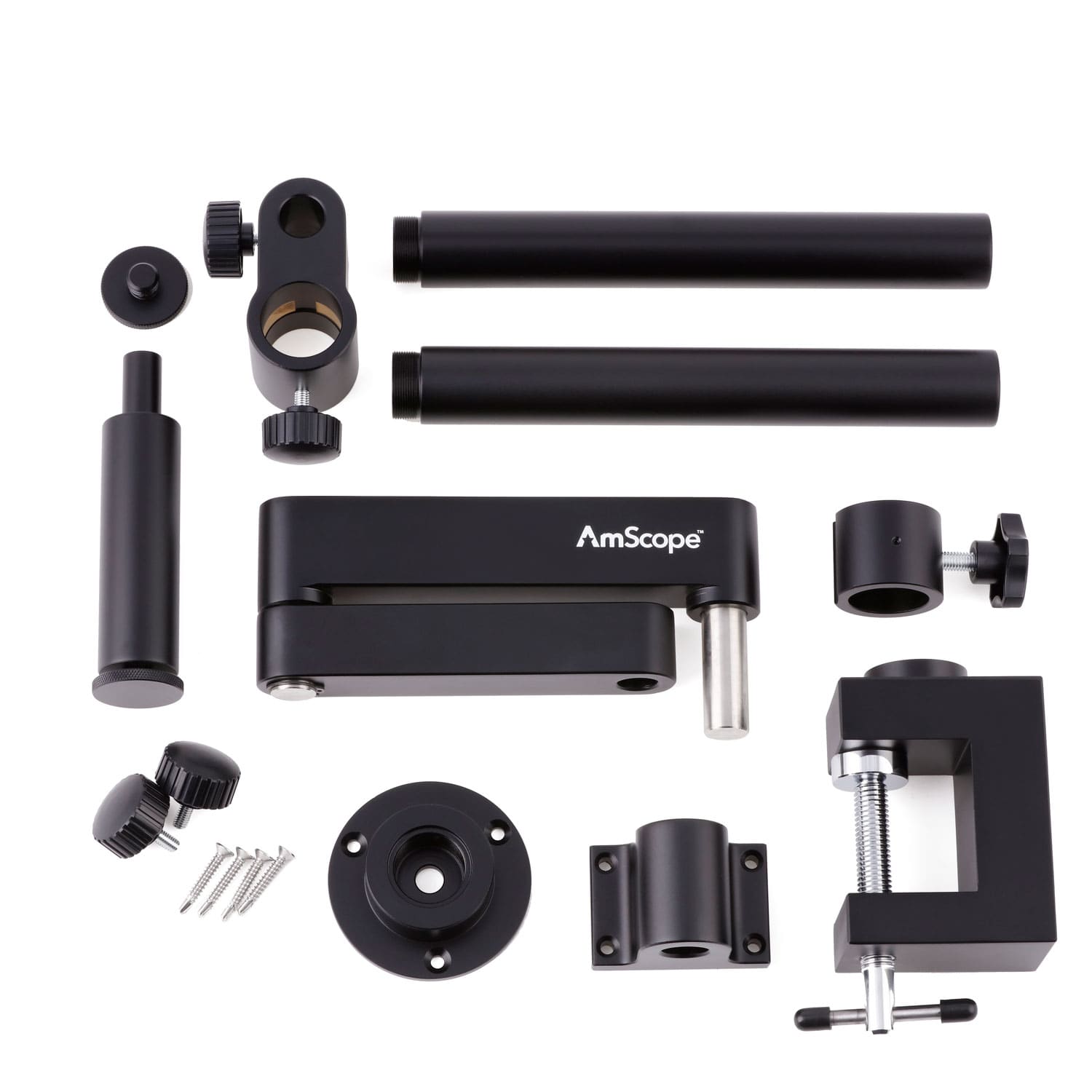AmScope SZ-9TP SZ-9TP Simul-focal Zoom Stereo Microscope on Swing-arm Stand
