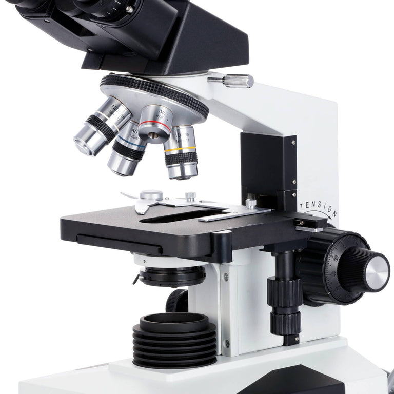 AmScope T490 Series Simul-Focal Biological Trinocular Compound Microscope with Optional Digital Camera