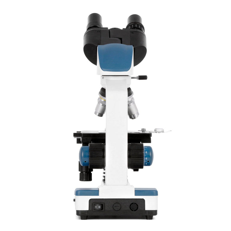 AmScope B120 Series Student & Professional LED Binocular Compound Microscope 40X-2500X Magnification With 3D Stage