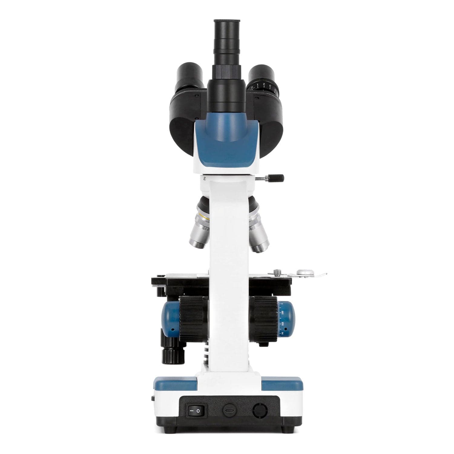 AmScope T120 Series Student and Professional Trinocular Compound Microscope with LED, 3d Mechanical Stage, Siedentopf Head and Optional Digital Camera