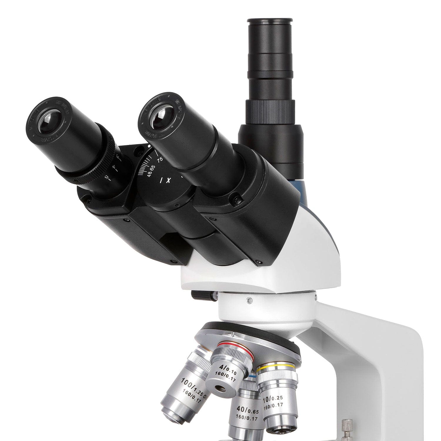 AmScope T120 Series Student and Professional Trinocular Compound Microscope with LED, 3d Mechanical Stage, Siedentopf Head and Optional Digital Camera