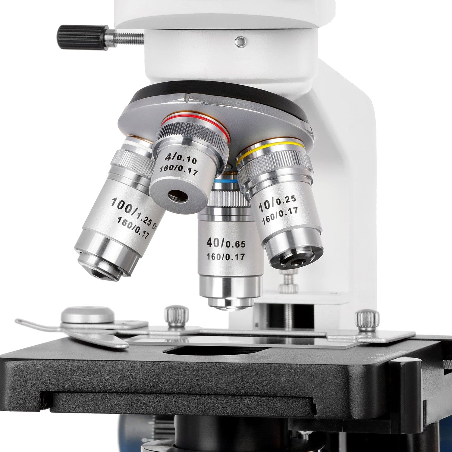 AmScope T120 Series Student and Professional Trinocular Compound Microscope with LED, 3d Mechanical Stage, Siedentopf Head and Optional Digital Camera