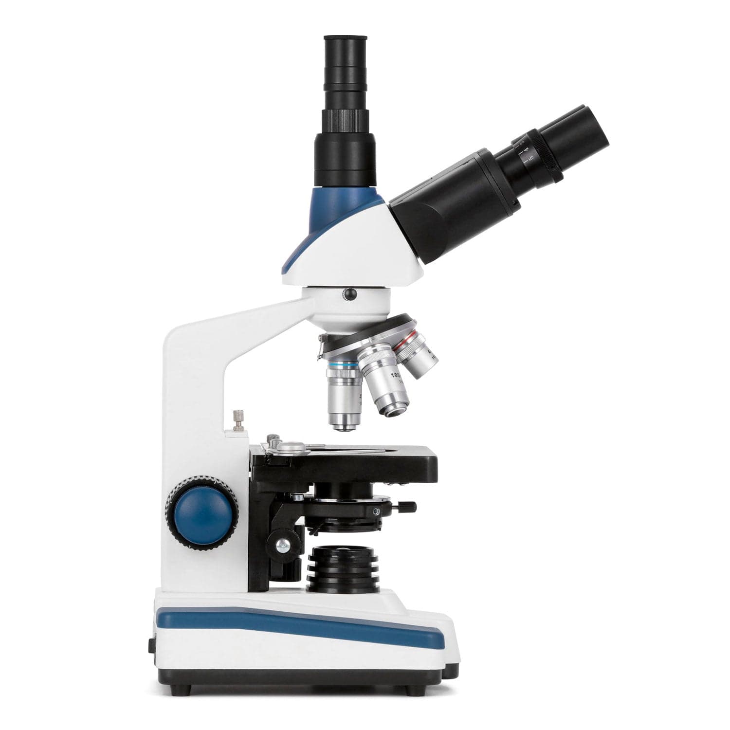 AmScope T120 Series Student and Professional Trinocular Compound Microscope with LED, 3d Mechanical Stage, Siedentopf Head and Optional Digital Camera
