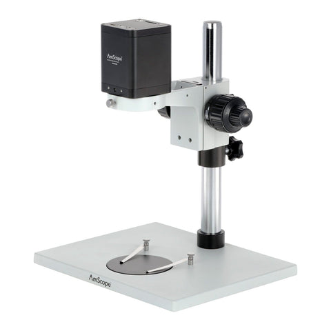 1080p Auto-Focus Video Inspection Microscope with Motorized Zoom + Table Stand