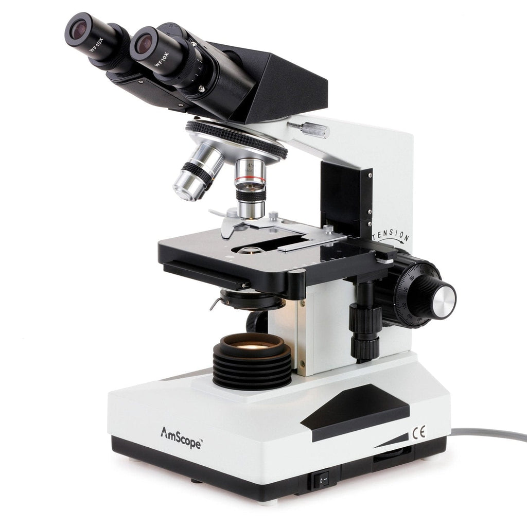 AmScope B490 Series Professional Biological Binocular Compound Microsc