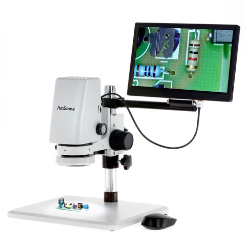 0.7X-5X Zoom Tabletop Video Inspection System with 11.6
