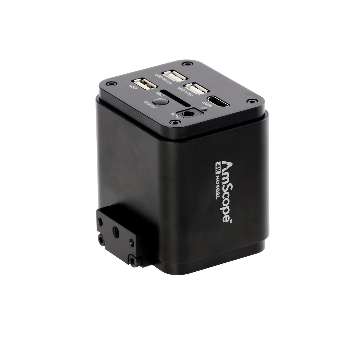 Professional H800 Series Zoom Stereo Microscope with Pillar Stand, 4K HDMI Output & LED Lighting