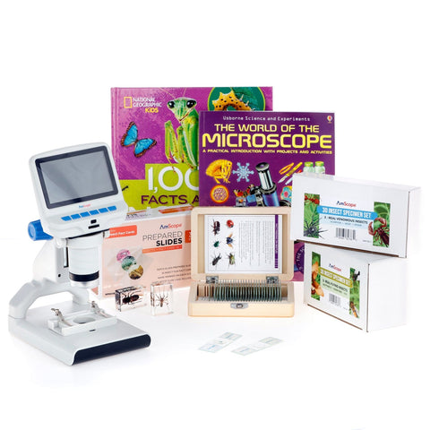 Genuine Insect Discoverer Series Set featuring featuring 1080P HD Portable LCD Digital Color Microscope, Ultimate Insect Exploration Set and more