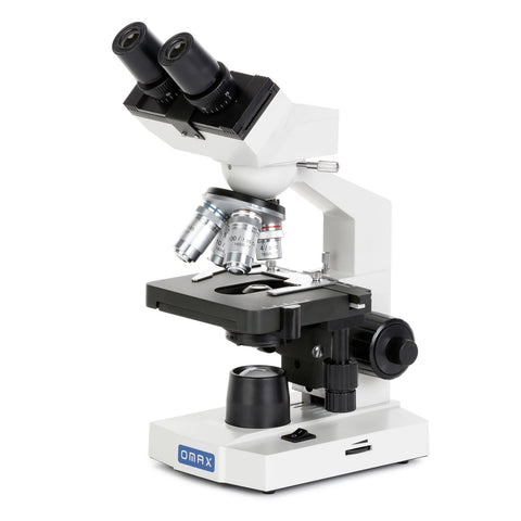 OMAX 40X-2000X Lab Binocular Biological Compound LED Microscope with Mechanical Stage